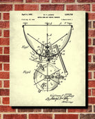 Kettledrum Patent Print Orchestra Musical Instrument Wall Art Poster