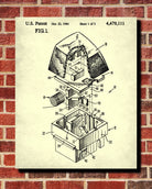 Keyboard Key Patent Print Computer Blueprint Technology Poster - OnTrendAndFab