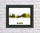 Kiev City Skyline Print Wall Art Poster Ukraine - OnTrendAndFab