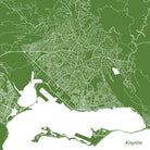 Kingston, Jamaica City Street Map Print Custom Wall Map