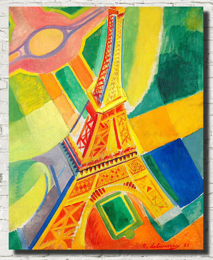 Robert Delaunay Fine Art Print, Eiffel Tower