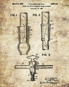 Science Poster, Laboratory Equipment Patent, Chemistry Print