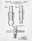 Science Poster, Laboratory Equipment Patent, Chemistry Print