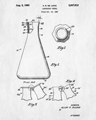 Laboratory Equipment Patent, Chemistry Print, Science Poster