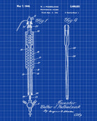 Laboratory Equipment Patent, Science Print, Glassware Poster