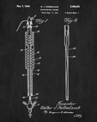 Laboratory Equipment Patent, Science Print, Glassware Poster