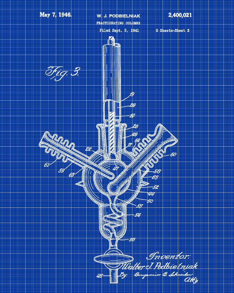 Laboratory Equipment Patent, Science Print, Glassware Poster