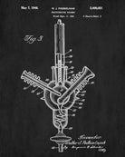 Laboratory Equipment Patent, Science Print, Glassware Poster