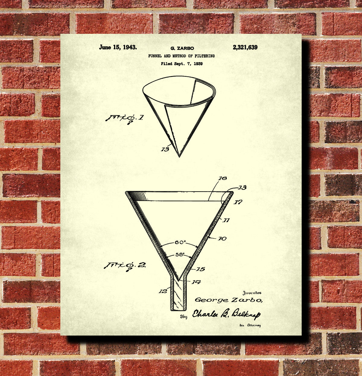 Laboratory Equipment Patent, Science Print, Glassware Poster