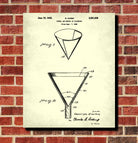 Laboratory Equipment Patent, Science Print, Glassware Poster