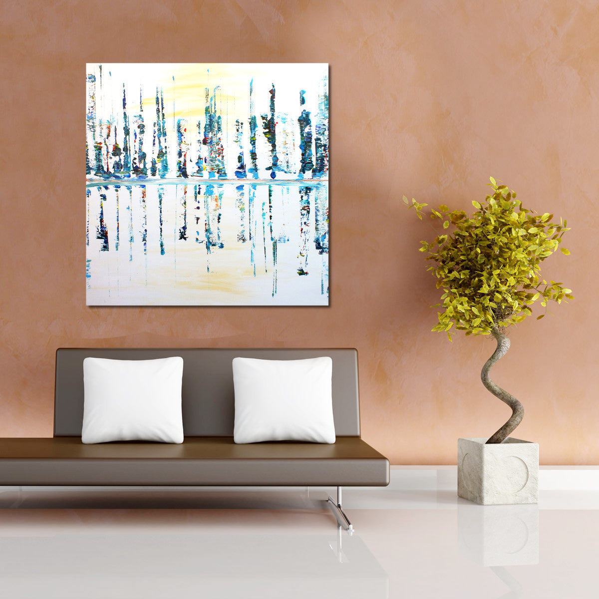 Abstract Art Print Feature Wall Art James Lucas: Lakeside