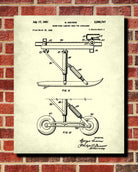Landing Gear Patent Poster Aircraft Wall Art Flying Blueprint - OnTrendAndFab
