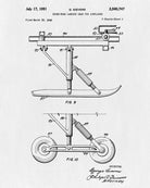 Landing Gear Patent Poster Aircraft Wall Art Flying Blueprint - OnTrendAndFab