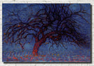 Piet Mondrian Abstract Fine Art Print, Red tree