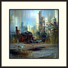 Last Suburb, Framed Urban Abstract Fine Art Print