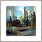 Last Suburb, Framed Urban Abstract Fine Art Print