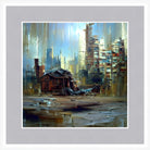 Last Suburb, Framed Urban Abstract Fine Art Print
