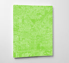 Las Vegas City Street Map Print Feature Wall Art Poster