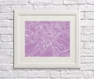 Leeds City Street Map Print Modern Art Poster Home Decor - OnTrendAndFab