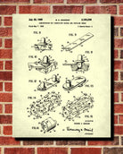 Lego Blueprint Toy Room Poster Building Brick Patent Print - OnTrendAndFab