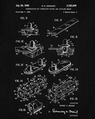 Lego Blueprint Toy Room Poster Building Brick Patent Print - OnTrendAndFab