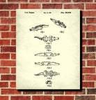 Lego Crocodile Patent Print Animal Building Blocks Poster