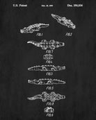 Lego Crocodile Patent Print Animal Building Blocks Poster