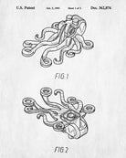 Lego Octopus Patent Print Animal Building Blocks Poster