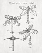 Lego Palm Tree Patent Print Scenery Building Block Poster
