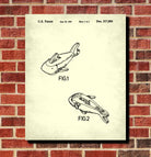 Lego Shark Patent Print Animal Building Blocks Poster