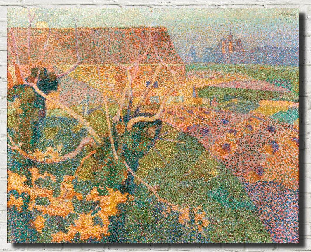 Jan Toorop Fine Art Print, The Two Columns - Novemberzon