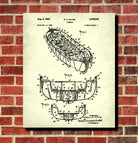Lifeboat Patent Print Nautical Poster Sailing Decor