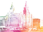 Liverpool City Skyline Print Landscape Poster Feature Wall Art