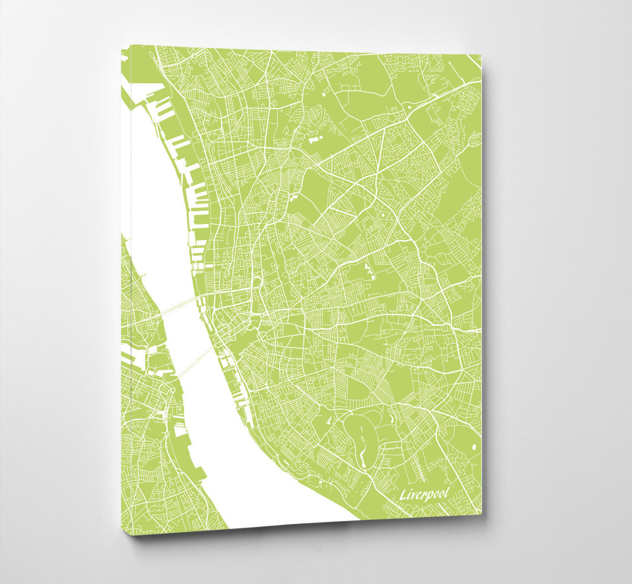 Liverpool City Street Map Print Modern Art Poster Home Decor - OnTrendAndFab