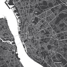 Liverpool City Street Map Print Modern Art Poster Home Decor - OnTrendAndFab