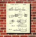 Logging Truck Patent Print, Forestry Blueprint Poster