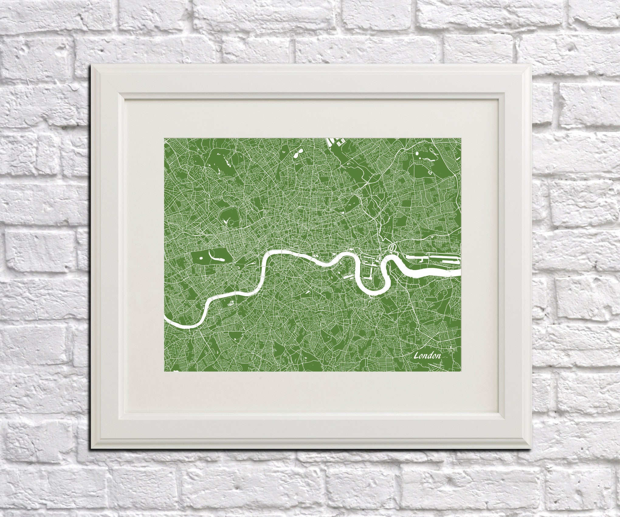 London City Street Map Print Modern Art Poster Home Decor - OnTrendAndFab