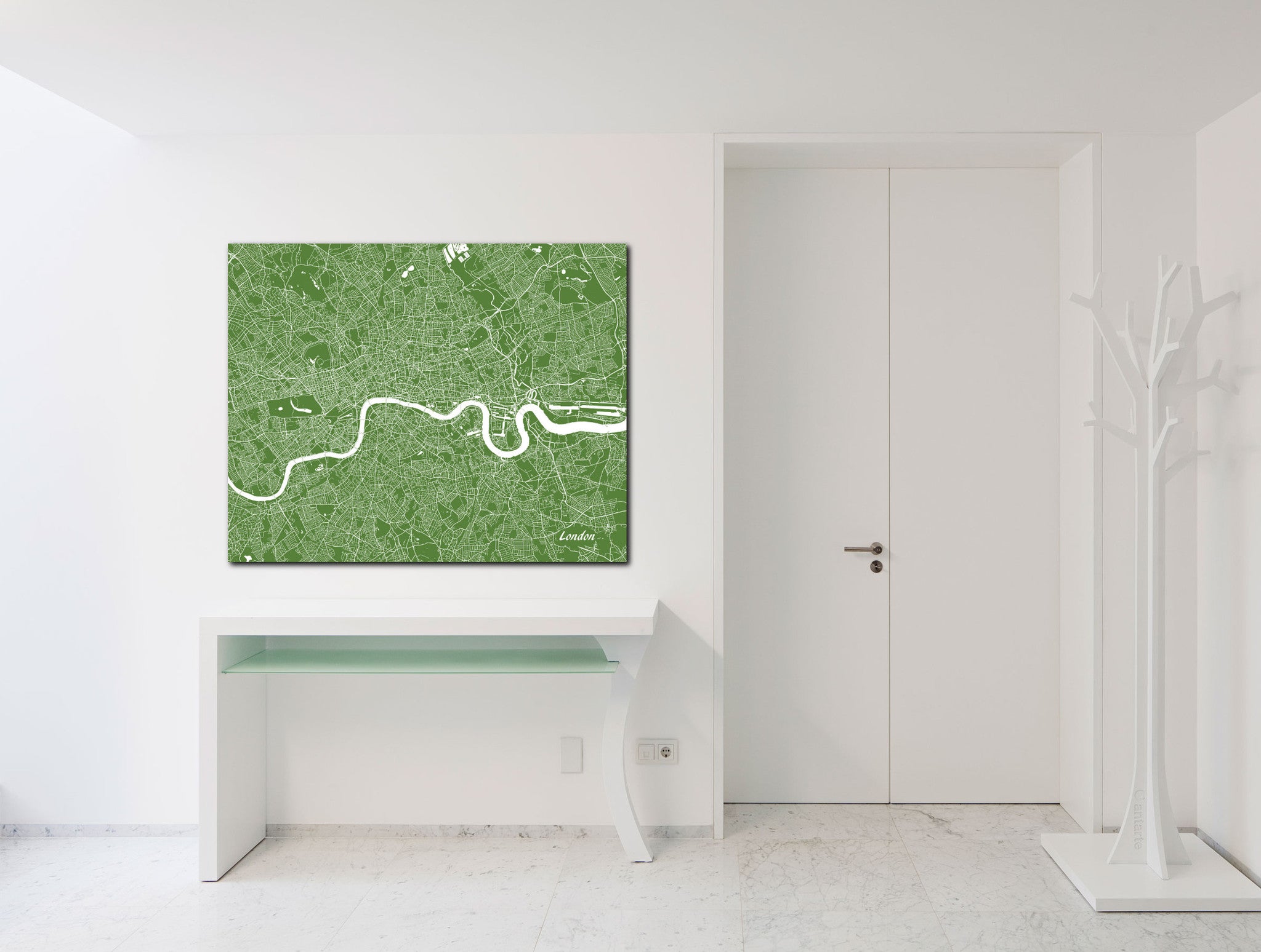 London City Street Map Print Modern Art Poster Home Decor - OnTrendAndFab