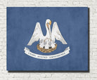 Louisiana State Flag Print