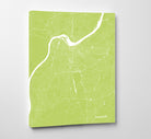 Louisville Street Map Print Feature Wall Art Poster