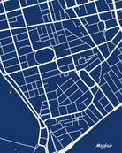 Mayfair London City Street Map Print Feature Wall Art Poster