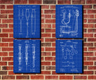 Medical Patent Prints Set 4 Doctor Nurse Art Posters - OnTrendAndFab