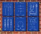 Medical Patent Prints Set 6 Doctor Nurse Art Posters - OnTrendAndFab