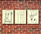 Medical Wall Art Set 3 Posters Doctor Nurse Office Decor