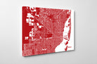 Miami City Street Map Print Custom Wall Map - OnTrendAndFab