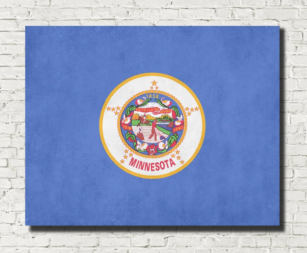 Minnesota State Flag Print