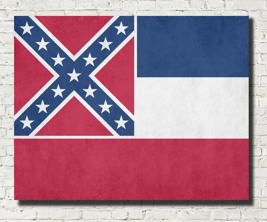 Mississippi State Flag Print