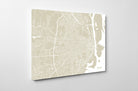 Mobile, Alabama City Street Map Print Feature Wall Art Poster
