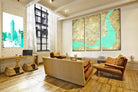 Montreal City Street Map 3 Panel Canvas Wall Art 7011C3
