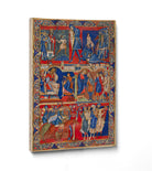 The Morgan Leaf, from the Winchester Bible: Frontispiece for 1 Samuel with Life of David (v.), ca. 1150–80